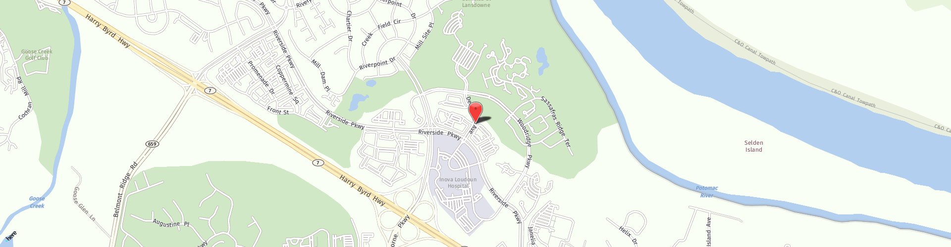 Location Map: 19450 Deerfield Ave Lansdowne, VA 20176